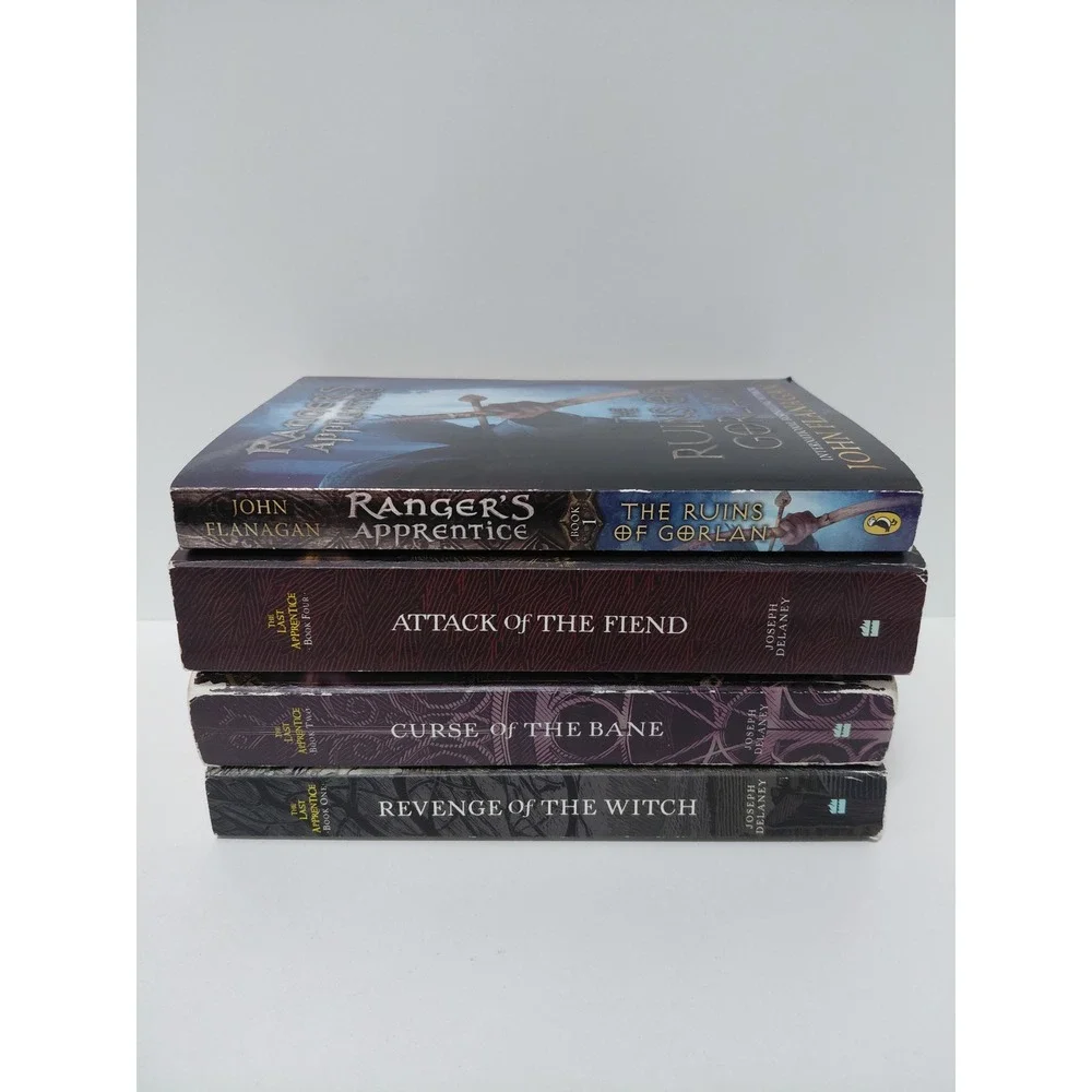 Last Apprentice Joseph Delaney & Ranger's Apprentice John Flanagan 4 Book Lot